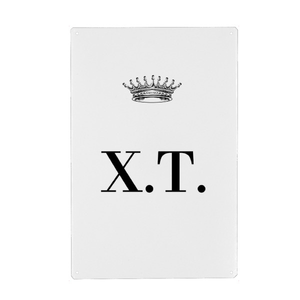 Holzbild "Queen XT" artboxONE - Schwarzweiß,Buchstaben