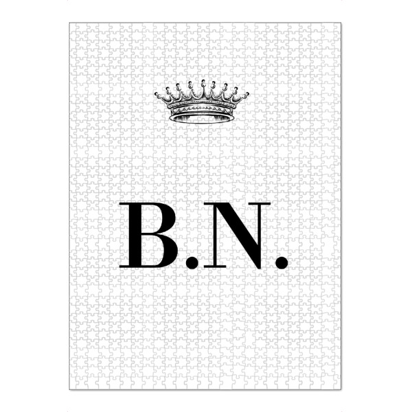 Puzzle Ravensburger "Queen BN" artboxONE - Schwarzweiß,Buchstaben