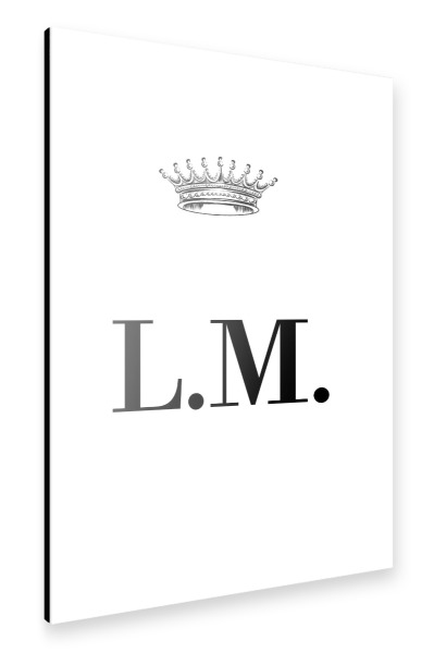 Alu-Dibond "Queen LM" 30x20 cm artboxONE