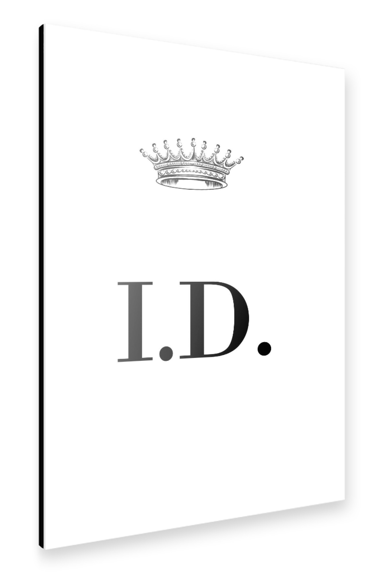 Alu-Dibond "Queen ID" 75x50 cm artboxONE
