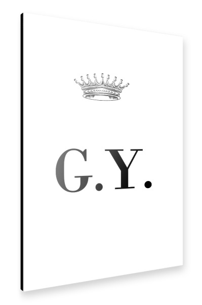 Alu-Dibond "Queen GY" 30x20 cm artboxONE