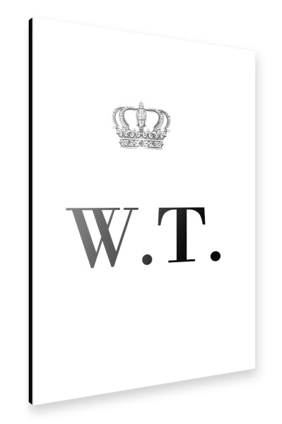 Alu-Dibond "King WT" 30x20 cm artboxONE