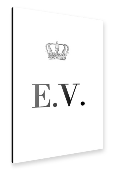 Alu-Dibond "King EV" 30x20 cm artboxONE