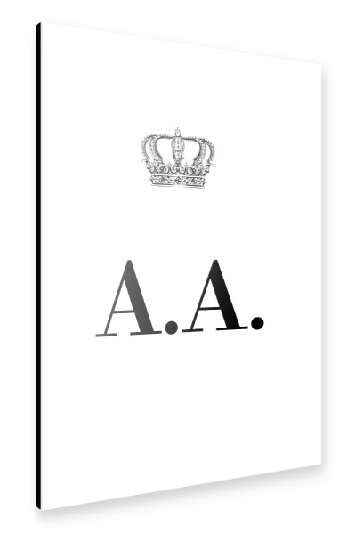 Alu-Dibond "King AA" 30x20 cm artboxONE