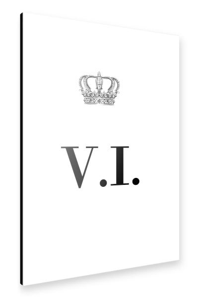 Alu-Dibond "King VI" 30x20 cm artboxONE