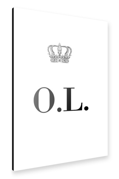 Alu-Dibond "King OL" 30x20 cm artboxONE