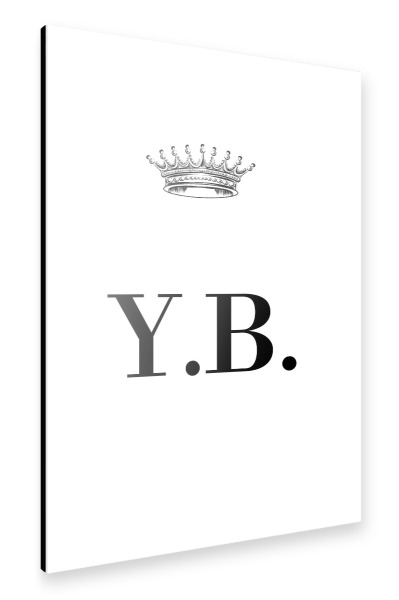 Alu-Dibond "Queen YB" 30x20 cm artboxONE
