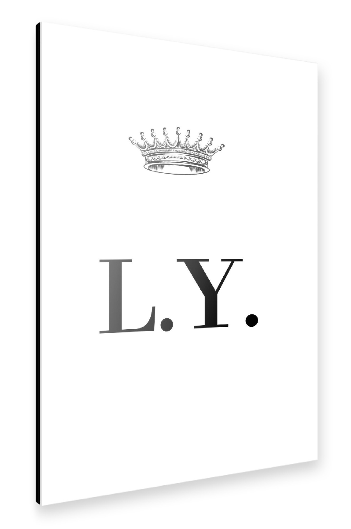 Alu-Dibond "Queen LY" 30x20 cm artboxONE
