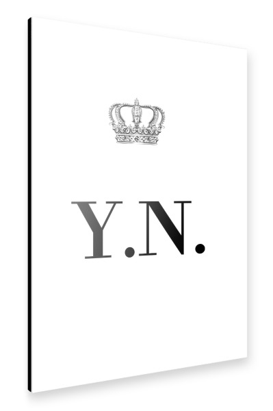 Alu-Dibond "King YN" 30x20 cm artboxONE