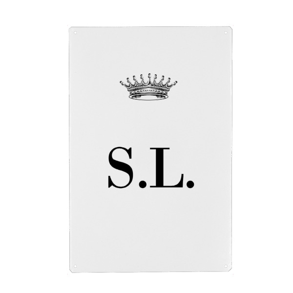 Holzbild "Queen SL" artboxONE - Schwarzweiß,Buchstaben