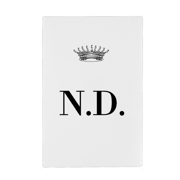 Holzbild "Queen ND" artboxONE - Schwarzweiß,Buchstaben