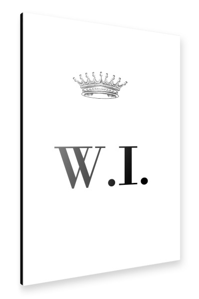 Alu-Dibond "Queen WI" 30x20 cm artboxONE