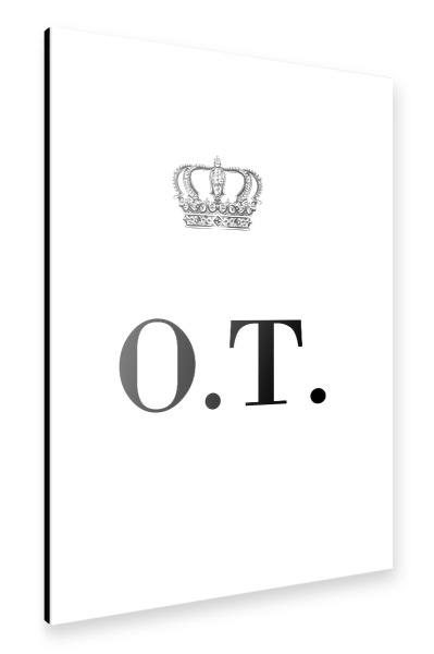 Alu-Dibond "King OT" 30x20 cm artboxONE