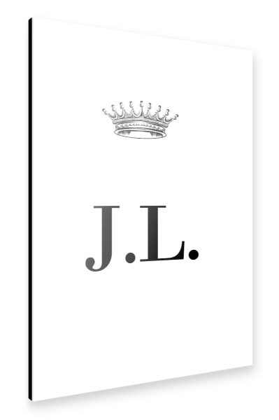 Alu-Dibond "Queen JL" 30x20 cm artboxONE