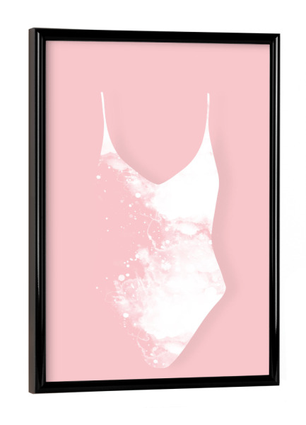 Poster mit schwarzem Rahmen "Fashion Pieces - Swimsuit" artboxONE - Abstrakt,Fashion - Badeanzug,Mode,Fashion,Bikini