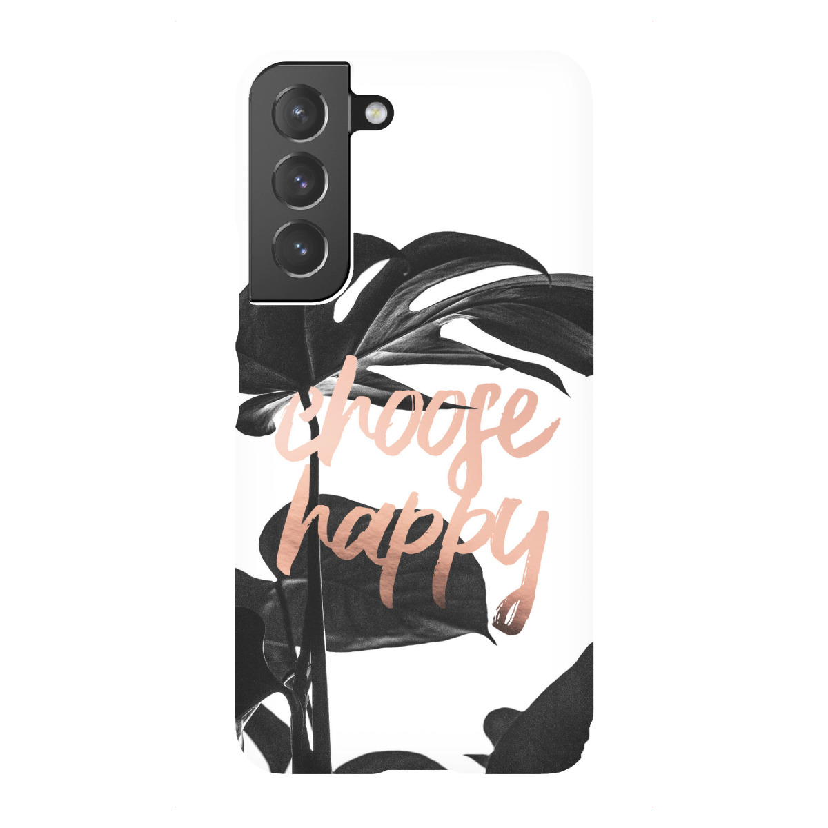 "Choose Happy Life"für Samsung Galaxy - Premium-Case Handyhülle artboxONE