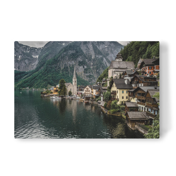 Leinwandbild "Hallstatt" artboxONE - Reise - See,Hallstatt,Berge