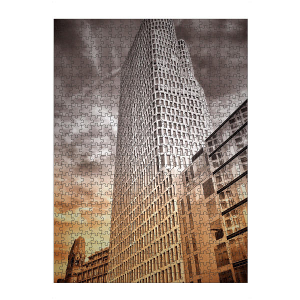 artboxONE Puzzle "The Upper West Tower" artboxONE - Städte / Berlin,Schwarzweiß,Architektur - Berlin,Tower - Bild berlin