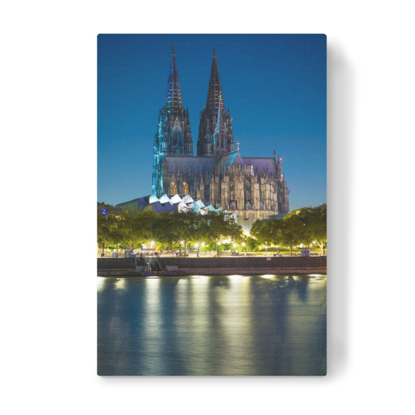 Leinwandbild "Kölner Nacht" artboxONE - Städte / Köln - Stadt,Rhein,Köln