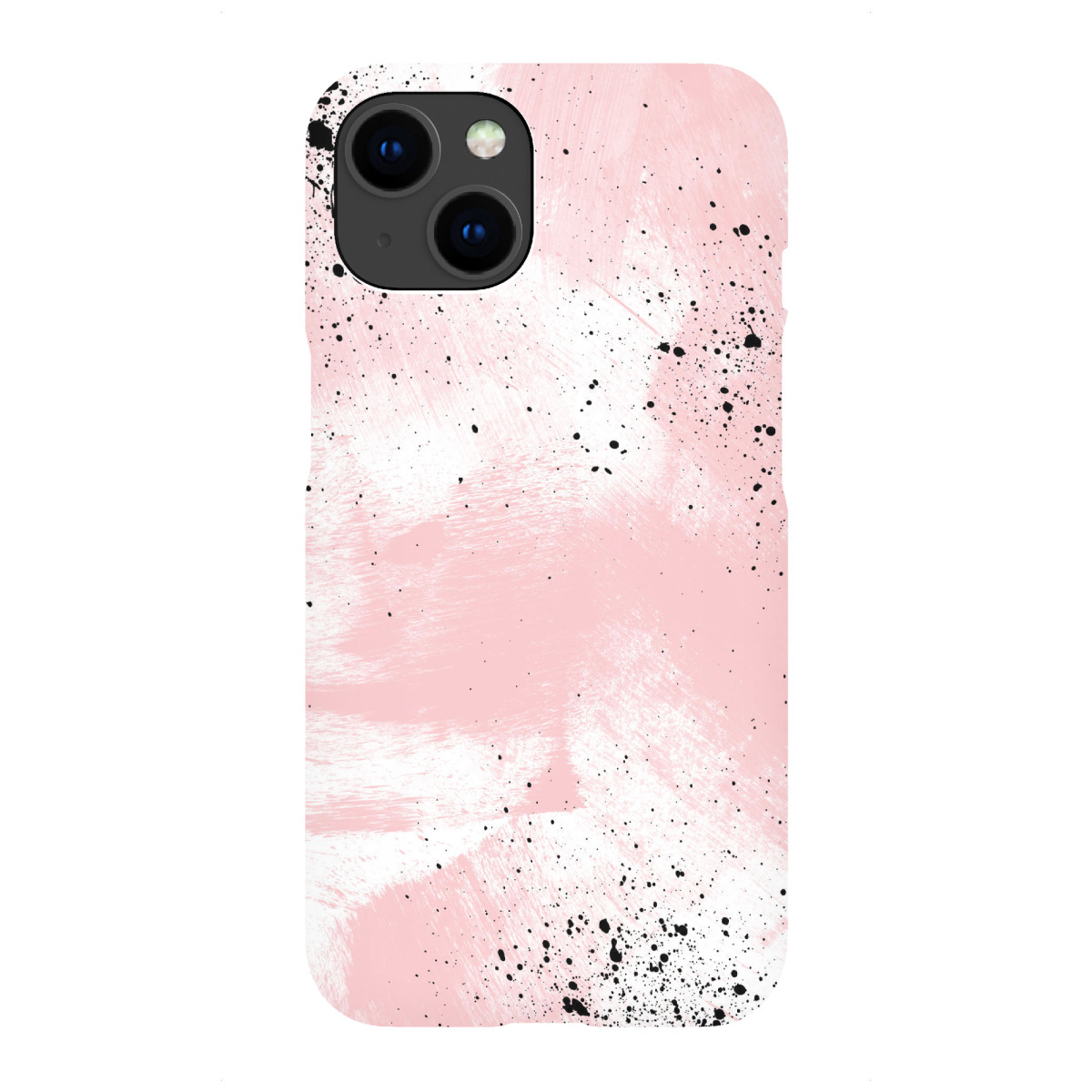 iPhone "Ink on Pink - In the Middle" Premium-Case Handyhülle artboxONE