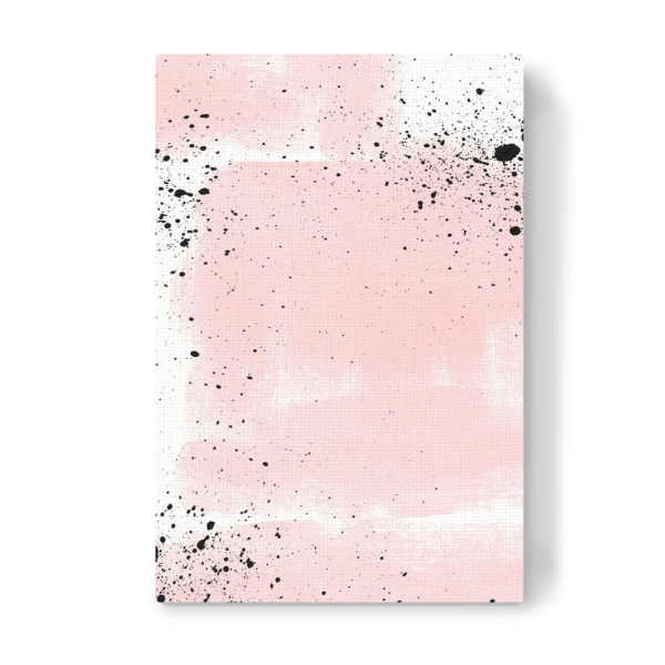 Leinwandbild "Ink on Pink - To the Left" artboxONE - Abstrakt - Abstrakt,Wasserfarbe