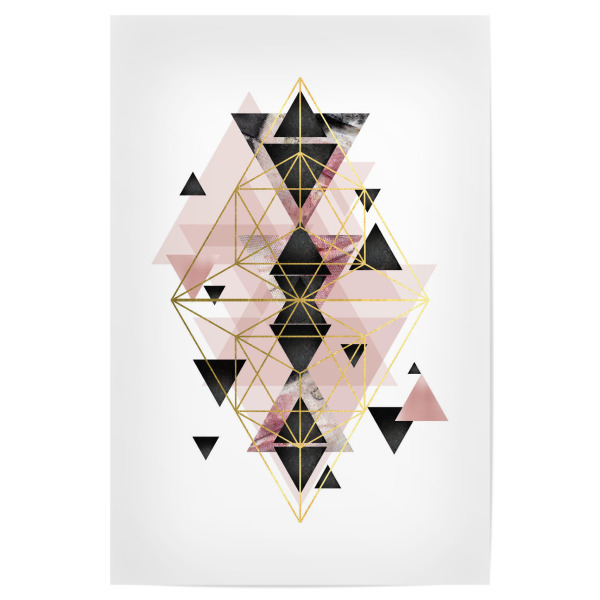 Poster "Geometric Precision" artboxONE - Abstrakt,Geometrie - Geometry,Triangle,Abstract