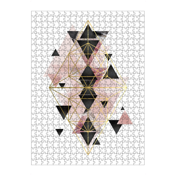 Puzzle Ravensburger "Geometric Precision" artboxONE - Abstrakt,Geometrie - Geometry,Triangle,Abstract - Bild geometry