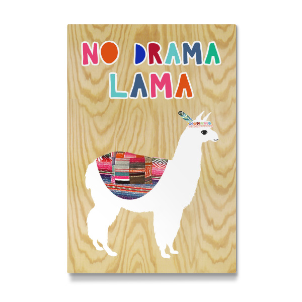Galerie-Print "No drama Lama" 30x20 cm artboxONE