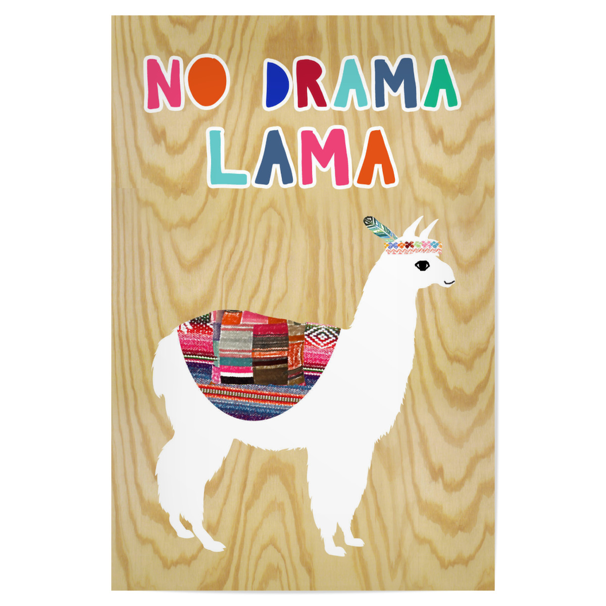 No drama Lama als Poster bei artboxONE kaufen