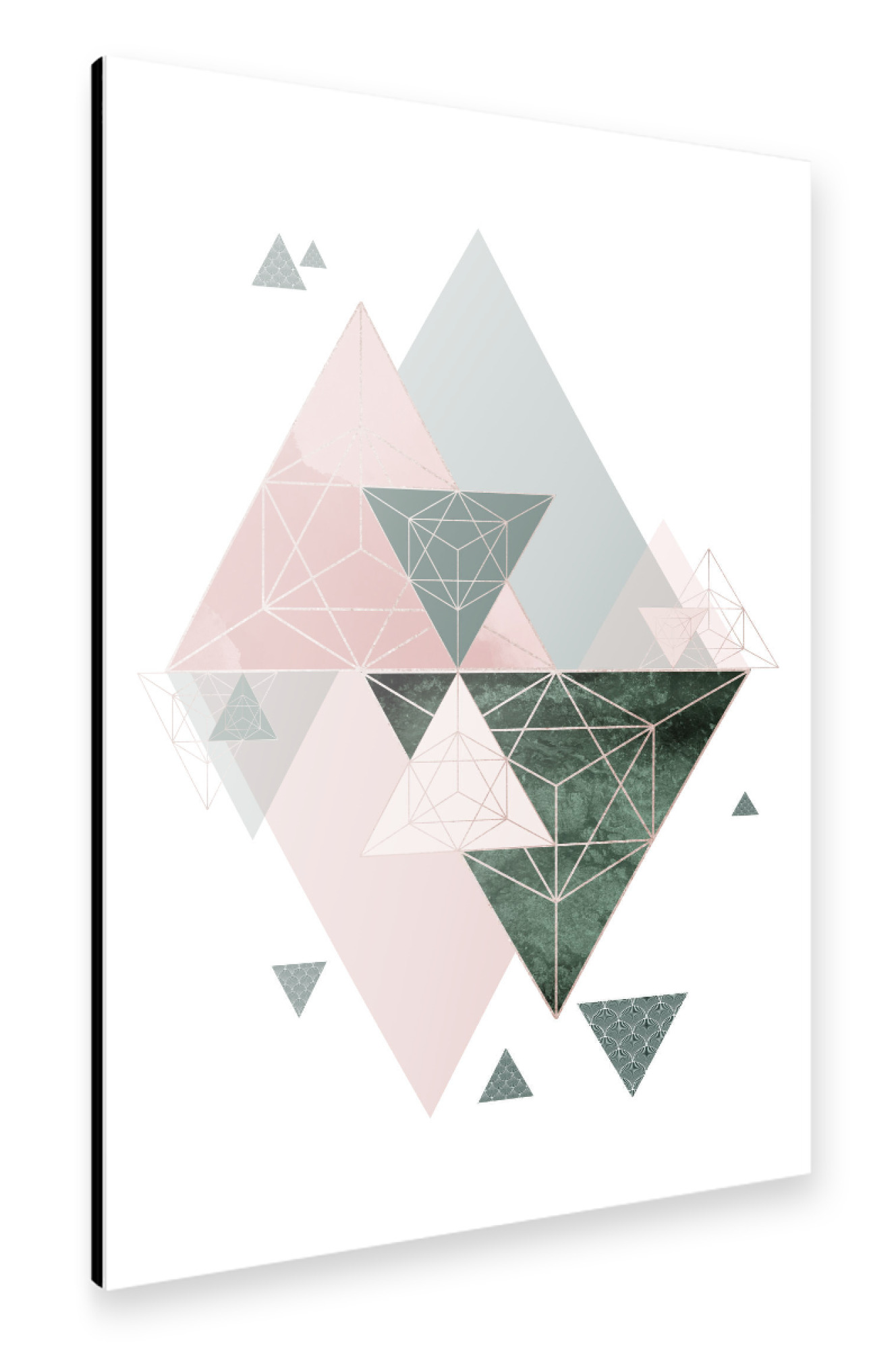 Alu-Dibond "Geometric Purity" 75x50 cm artboxONE
