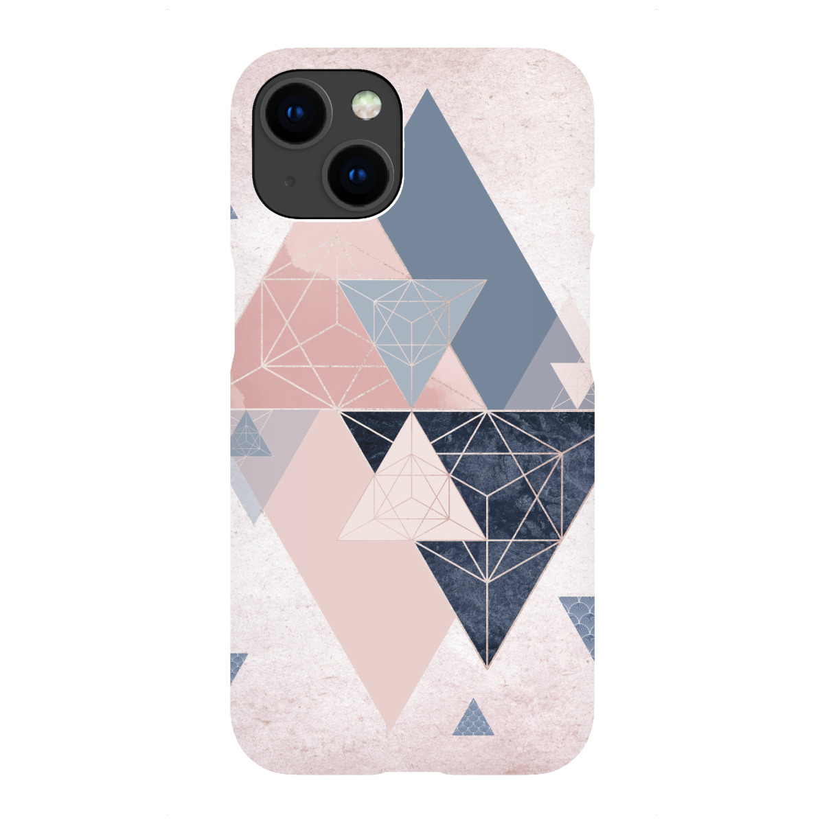 "Geometric Reflection"für iPhone - Premium-Case Handyhülle artboxONE
