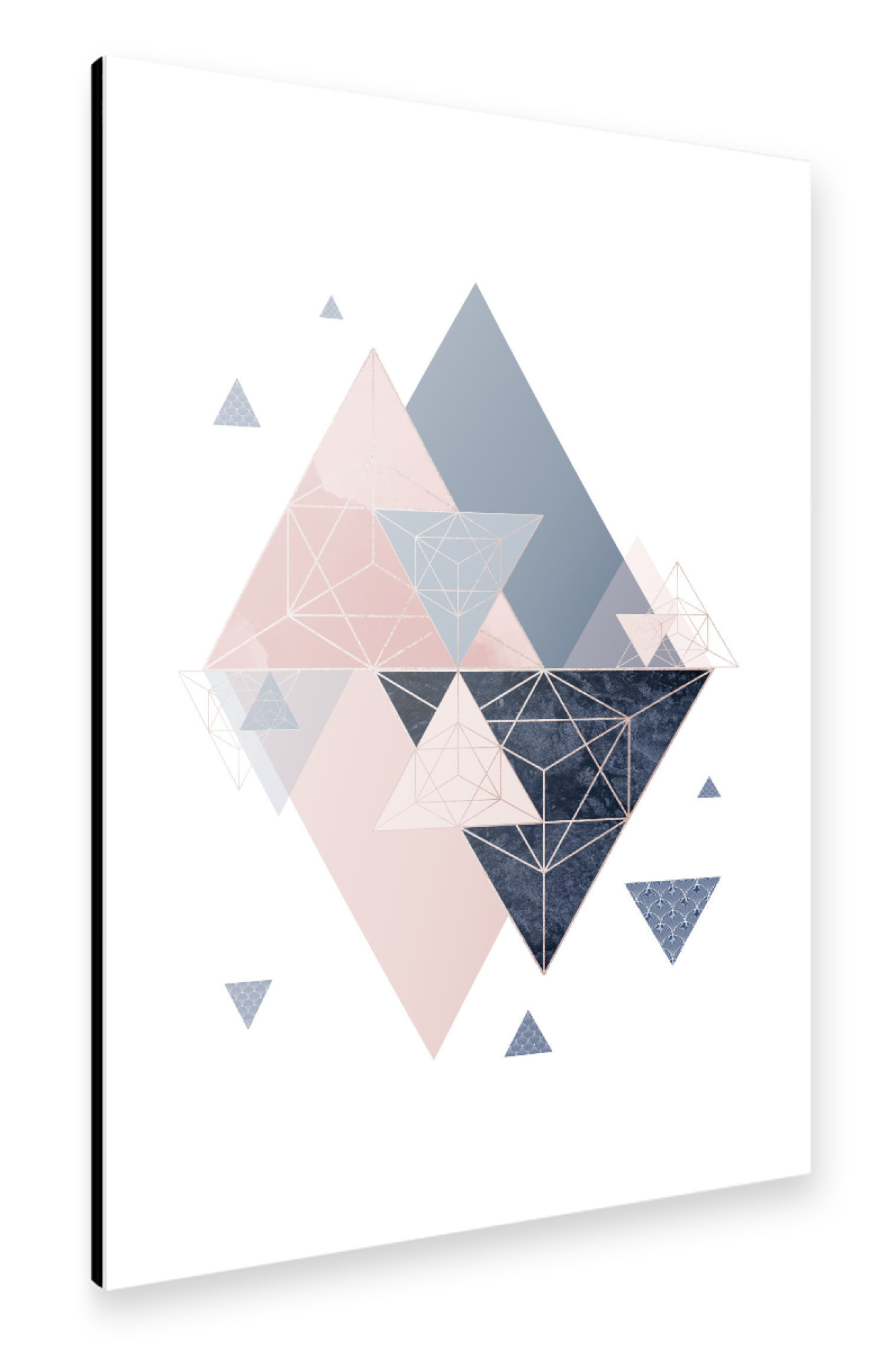 Alu-Dibond "Geometric Reflection" 30x20 cm artboxONE