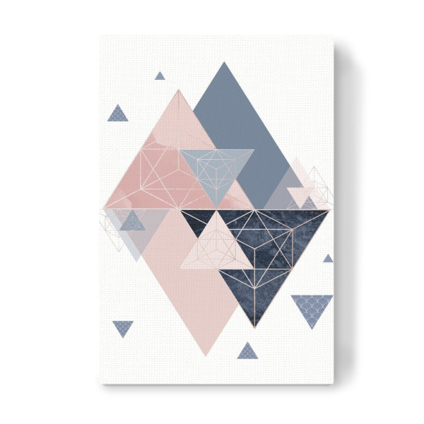 Leinwandbild "Geometric Reflection" artboxONE - Abstrakt,Geometrie - Triangle,Geometry,Geometric,Abstract