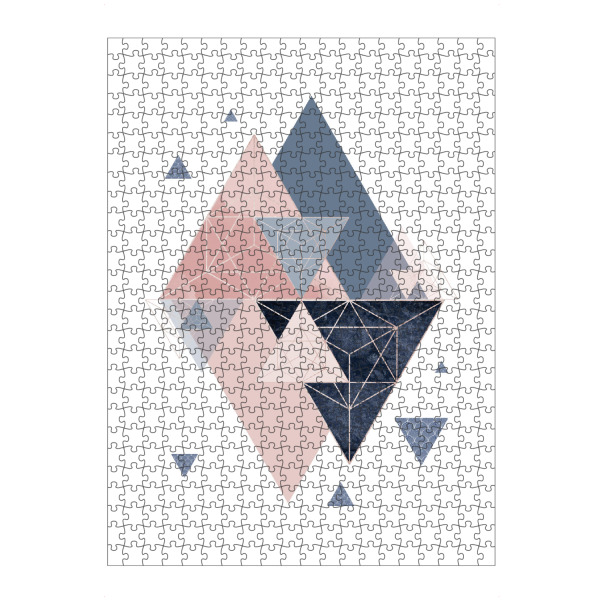 artboxONE Puzzle "Geometric Reflection" artboxONE - Abstrakt,Geometrie - Triangle,Geometry,Geometric,Abstract - Bild triangle