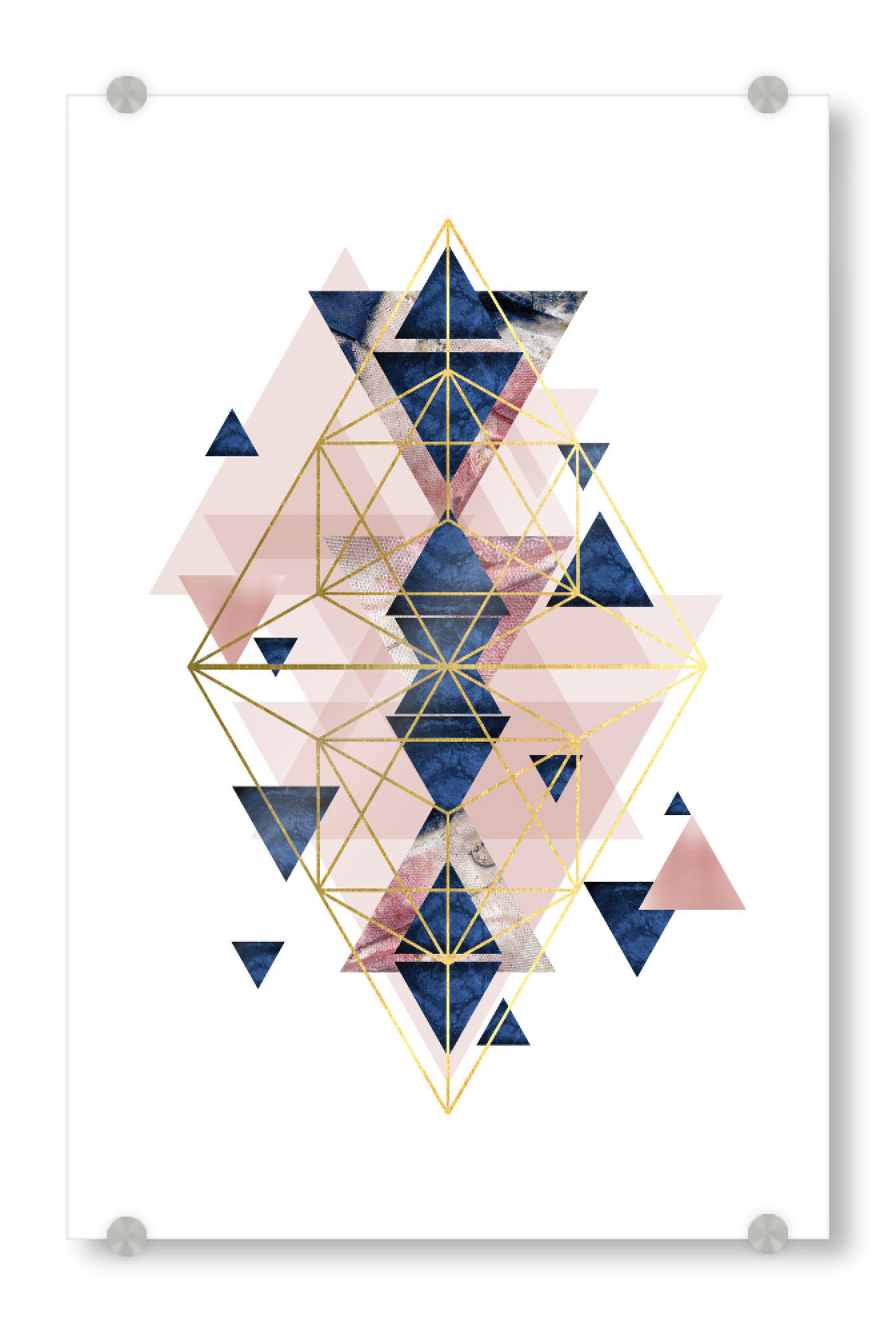 Acrylglasbild "Geometric Evolution" artboxONE - Abstrakt,Geometrie - Abstract,Geometry,Geometric,Triangle