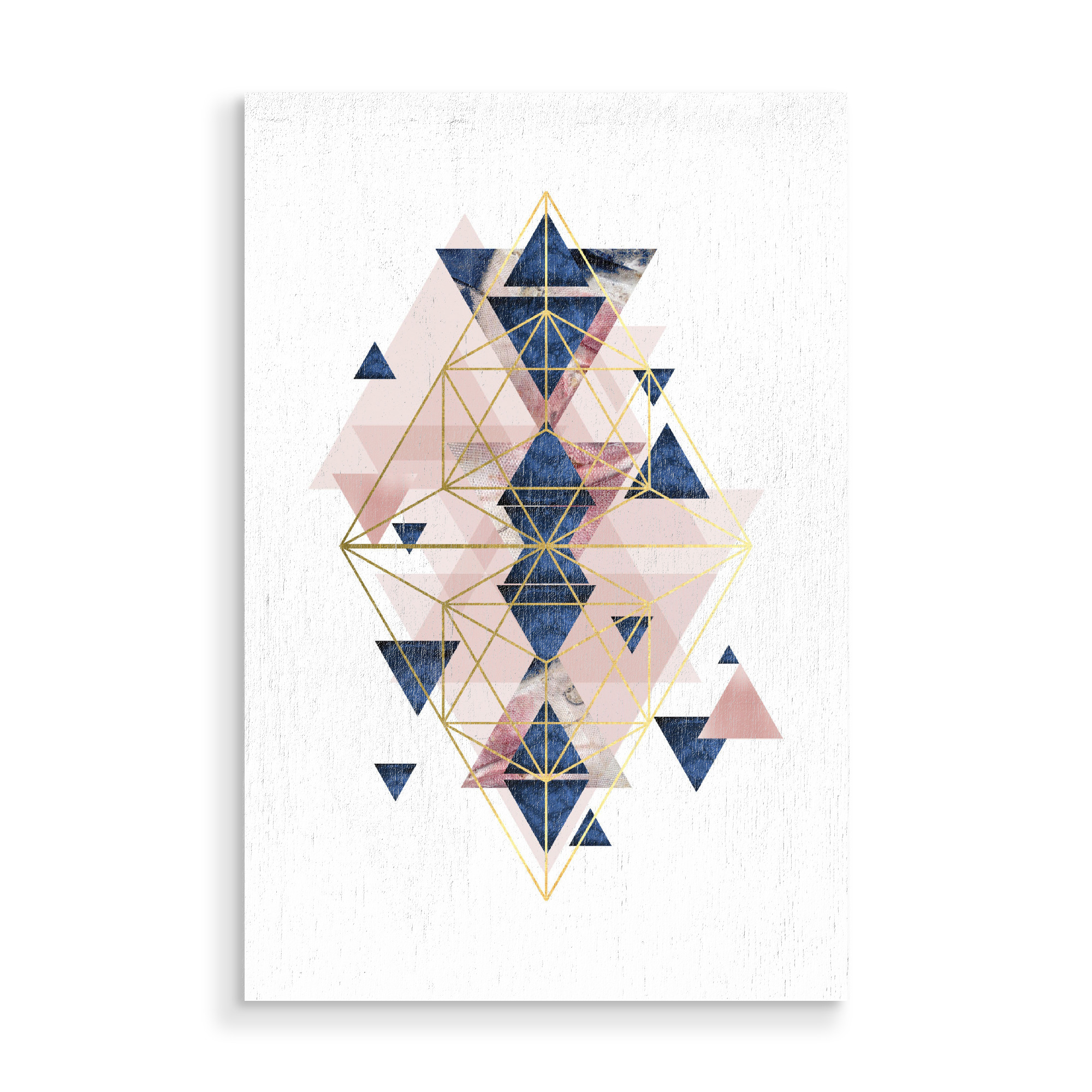 Holzbild "Geometric Evolution" artboxONE - Abstrakt,Geometrie - Abstract,Geometry,Geometric,Triangle