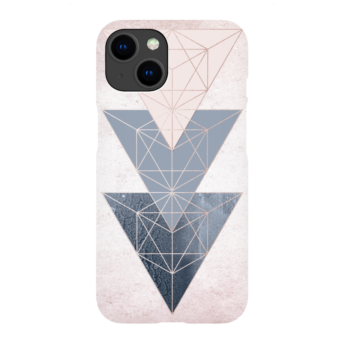 "Navy Blush Trio"für iPhone - Premium-Case Handyhülle artboxONE