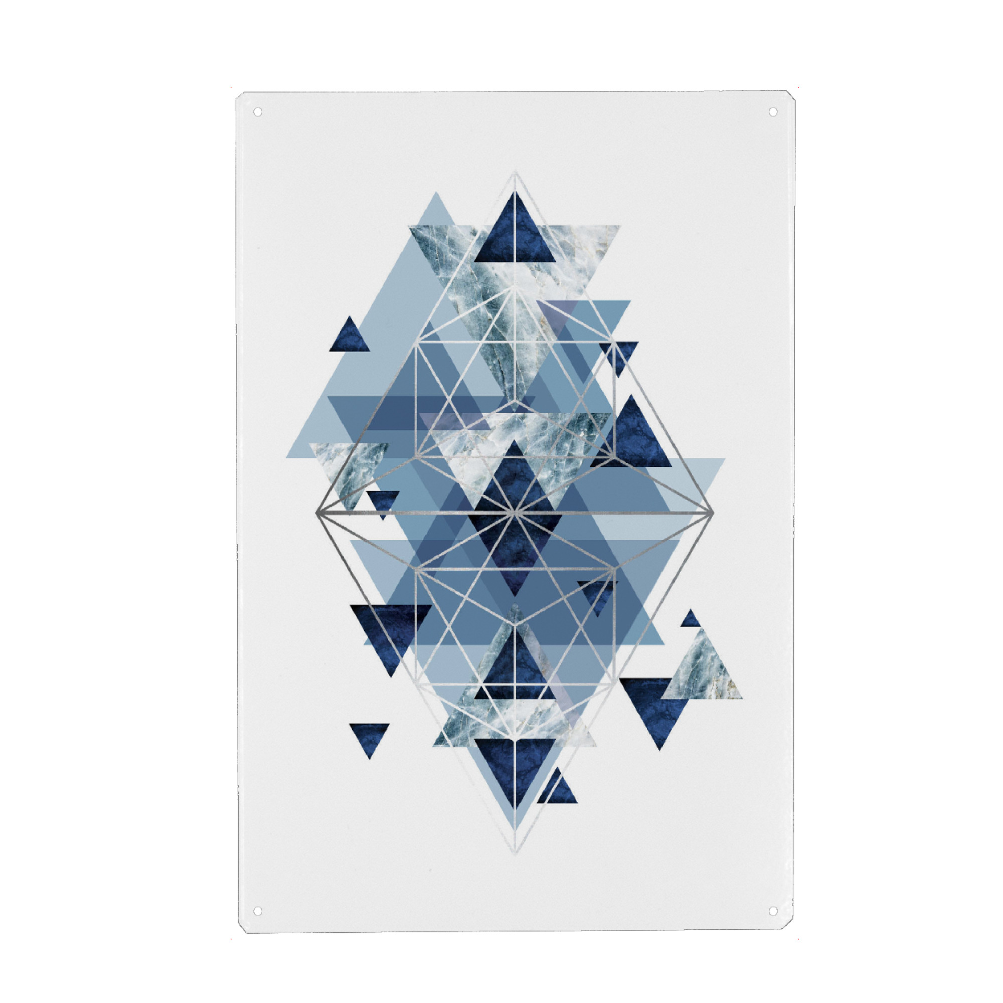 Holzbild "Geometric Perfection" artboxONE - Abstrakt,Geometrie - Geometric,Abstract,Triangles