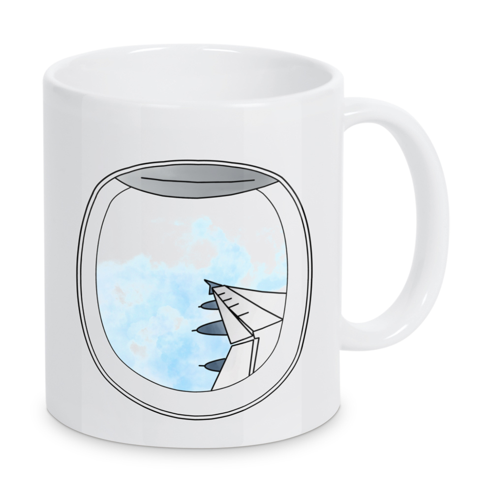 Tasse "Flugzeugfenster" artboxONE - Natur,Reise,Reise / Länder