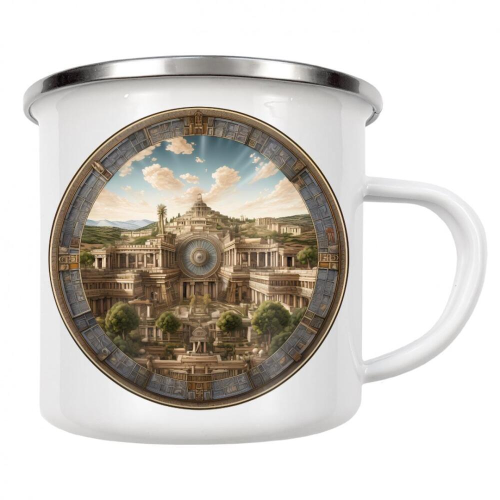 Emaille Tasse "Zivilisationen - Persepolis" artboxONE - Städte,Abstrakt,Architektur