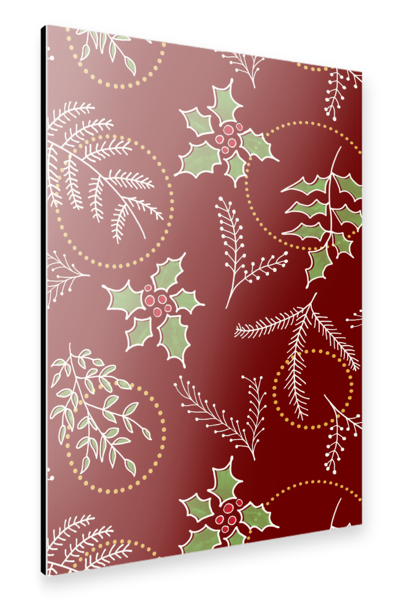 Alu-Dibond "Classic Xmas" 75x50 cm artboxONE