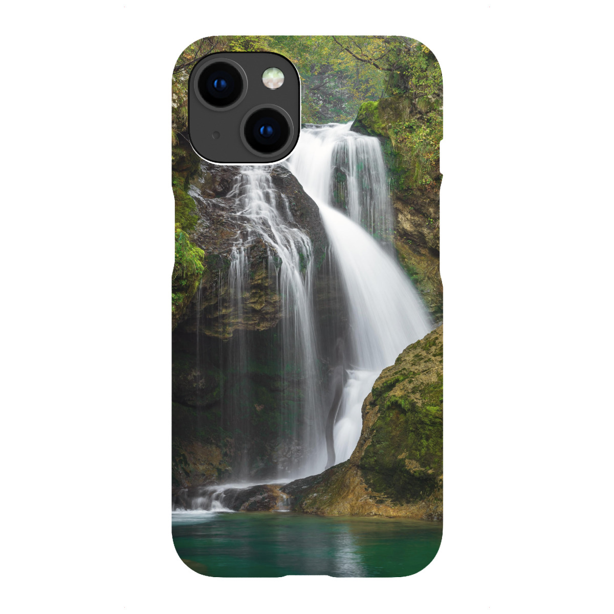 iPhone "Wasserfall Šum in Slowenien" Premium-Case Handyhülle artboxONE