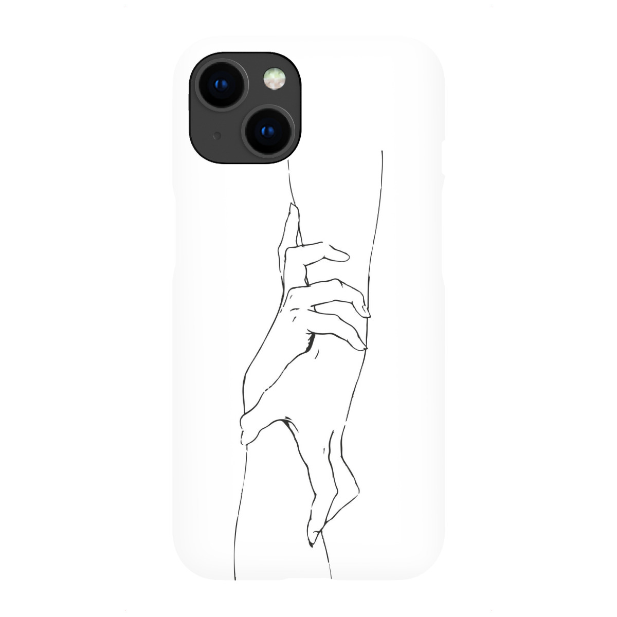"Reaching Hands"für iPhone - Premium-Case Handyhülle artboxONE