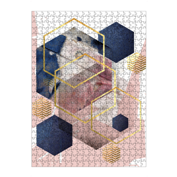Puzzle Ravensburger "Geometric Sublimity" artboxONE - Abstrakt,Geometrie - Hexagon,Geometry,Geo,Abstract - Bild hexagon