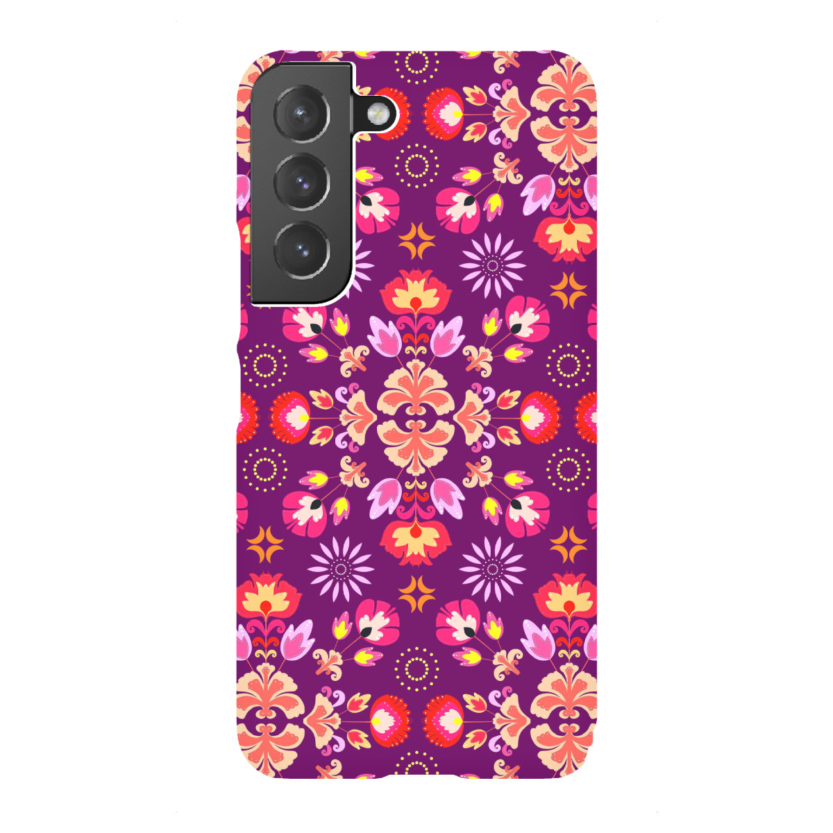 Samsung Galaxy "Fiesta Folk Purple" Premium-Case Handyhülle artboxONE