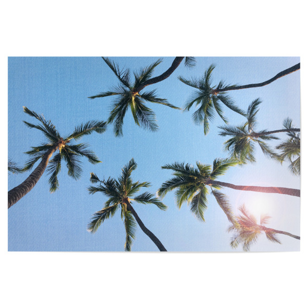 Poster "California Sky" artboxONE - Reise / Strand und Meer - Palms,Sky