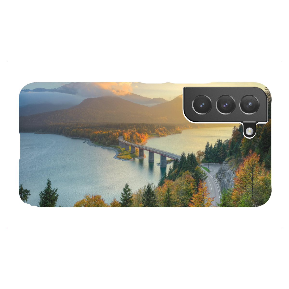 Samsung Galaxy "Herbst am Sylvensteinsee" Premium-Case Handyhülle artboxONE