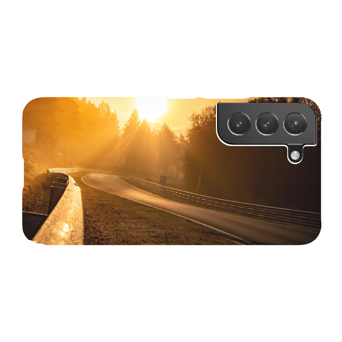 "Goldener Morgen an der Rennstrecke"für Samsung Galaxy - Premium-Case Handyhülle artboxONE