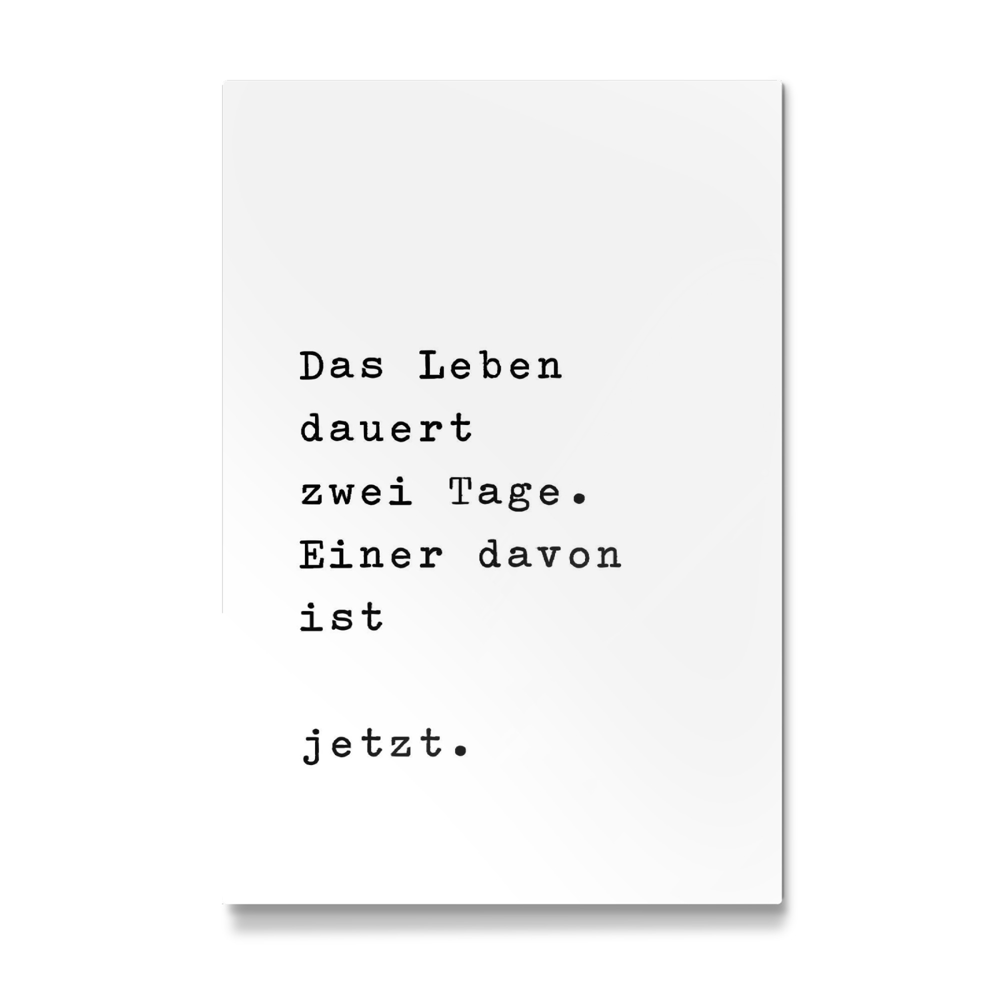 Galerie-Print "2 Tage" 75x50 cm artboxONE
