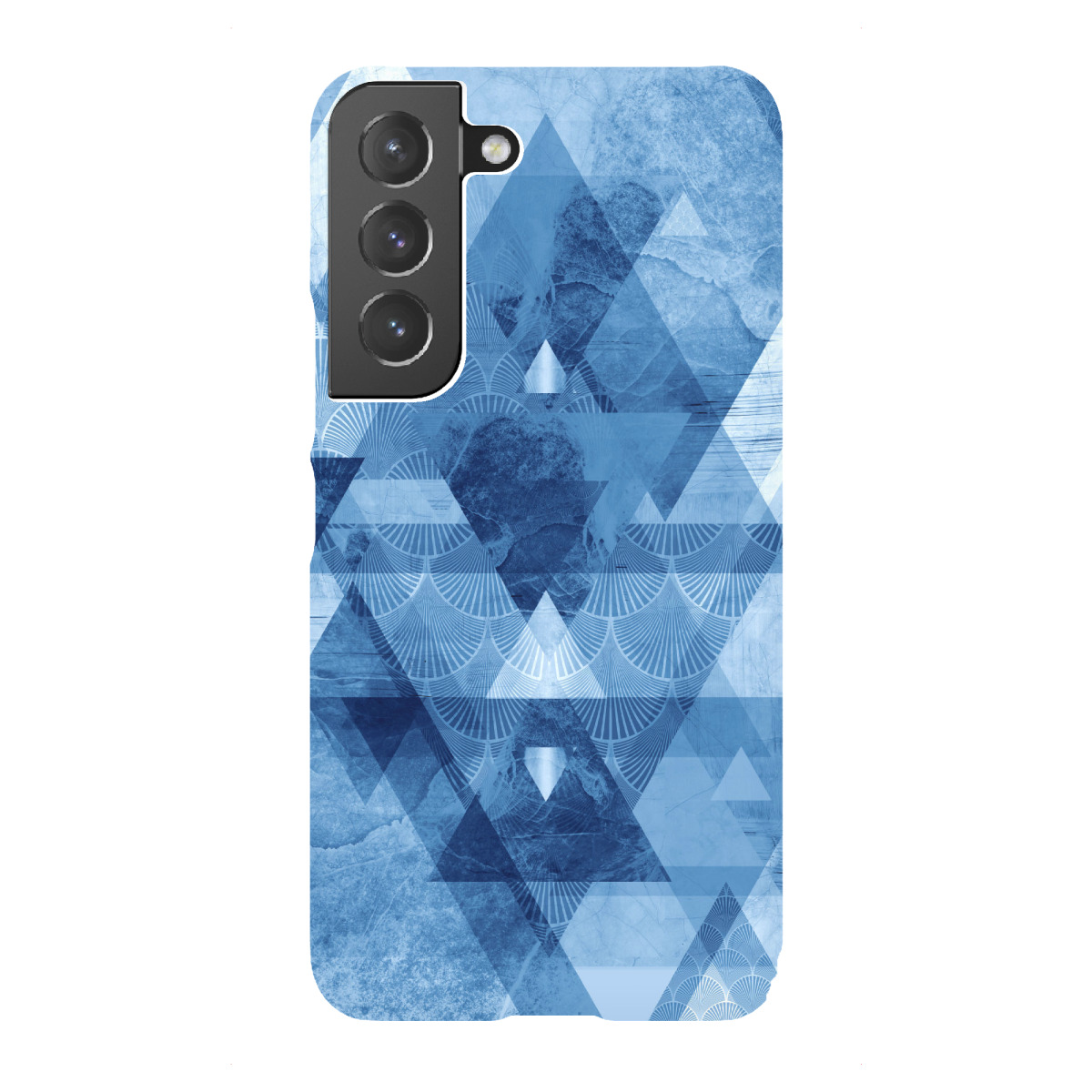 "Geometrical Blue"für Samsung Galaxy - Premium-Case Handyhülle artboxONE